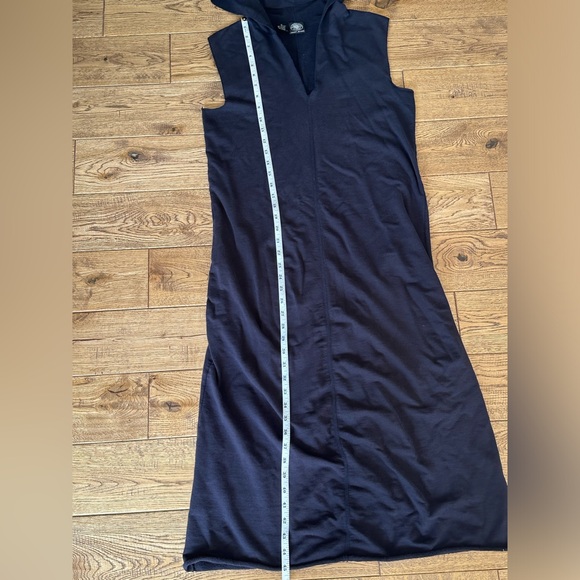 DKNY Jeans Sleeveless Hooded Midi Dress size Small - Picture 10 of 10